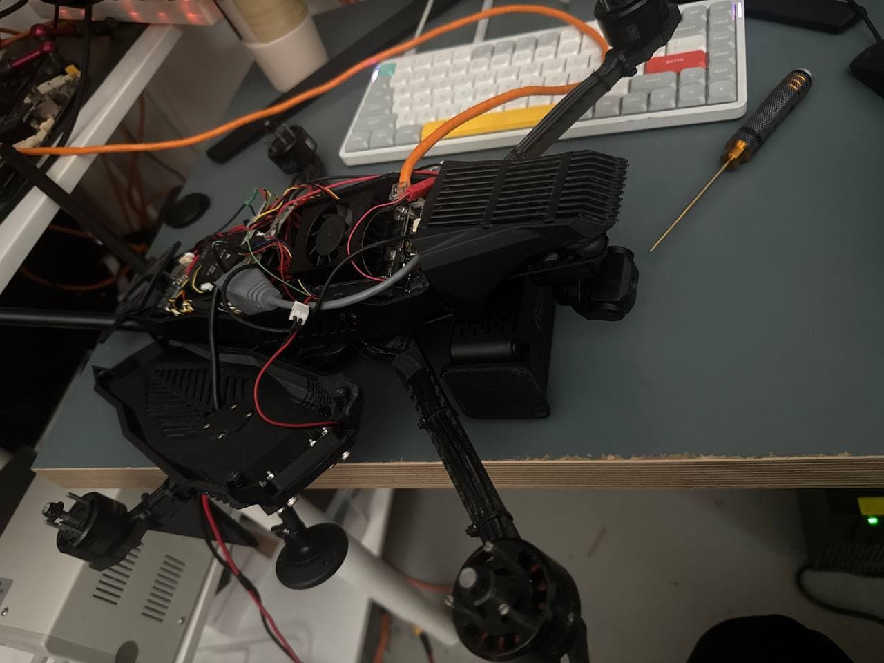 A robot with compute on board